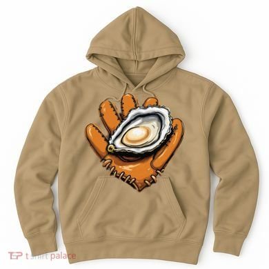 Chesapeake Catchers Funny Baseball Oyster Seafood Lovers Hoodie