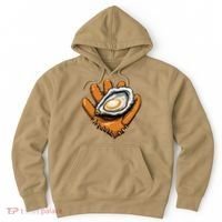 Chesapeake Catchers Funny Baseball Oyster Seafood Lovers Hoodie thumb 0