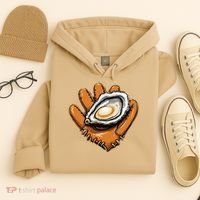 Chesapeake Catchers Funny Baseball Oyster Seafood Lovers Hoodie thumb 4