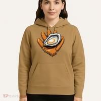 Chesapeake Catchers Funny Baseball Oyster Seafood Lovers Hoodie thumb 5