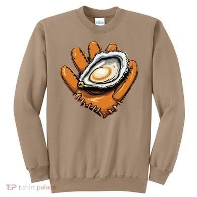 Chesapeake Catchers Funny Baseball Oyster Seafood Lovers Sweatshirt