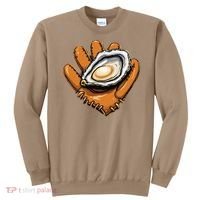 Chesapeake Catchers Funny Baseball Oyster Seafood Lovers Sweatshirt thumb 0