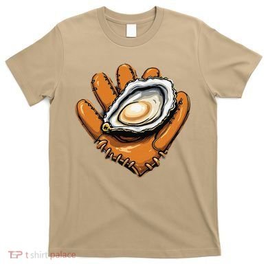 Chesapeake Catchers Funny Baseball Oyster Seafood Lovers T-Shirt