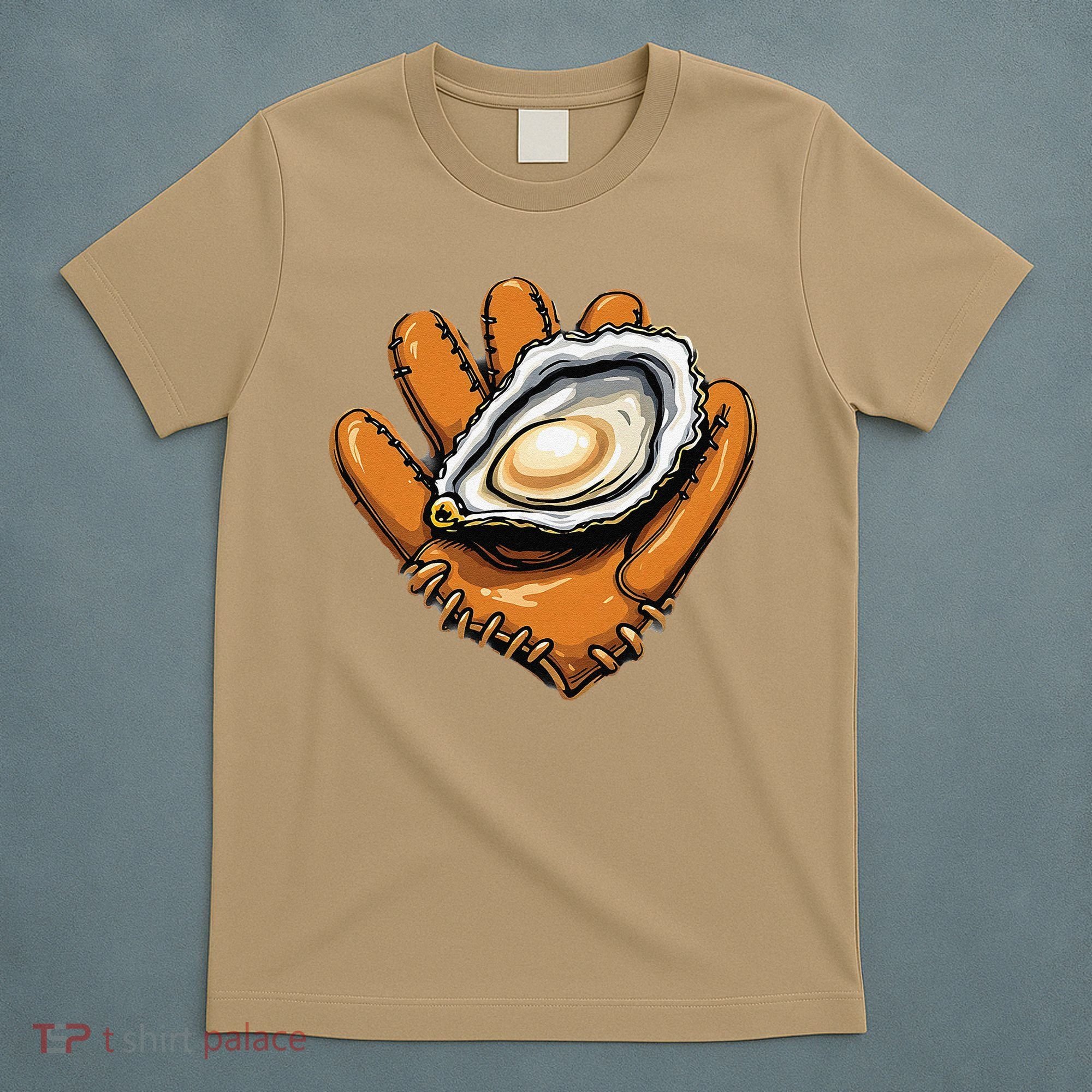 Chesapeake Catchers Funny Baseball Oyster Seafood Lovers T-Shirt