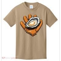 Chesapeake Catchers Funny Baseball Oyster Seafood Lovers Kids T-Shirt thumb 0
