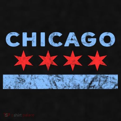 Chicago - Chicago Flag Sweatshirt Sweatshirt Ladies PosiCharge Tri-Blend Wicking Tank