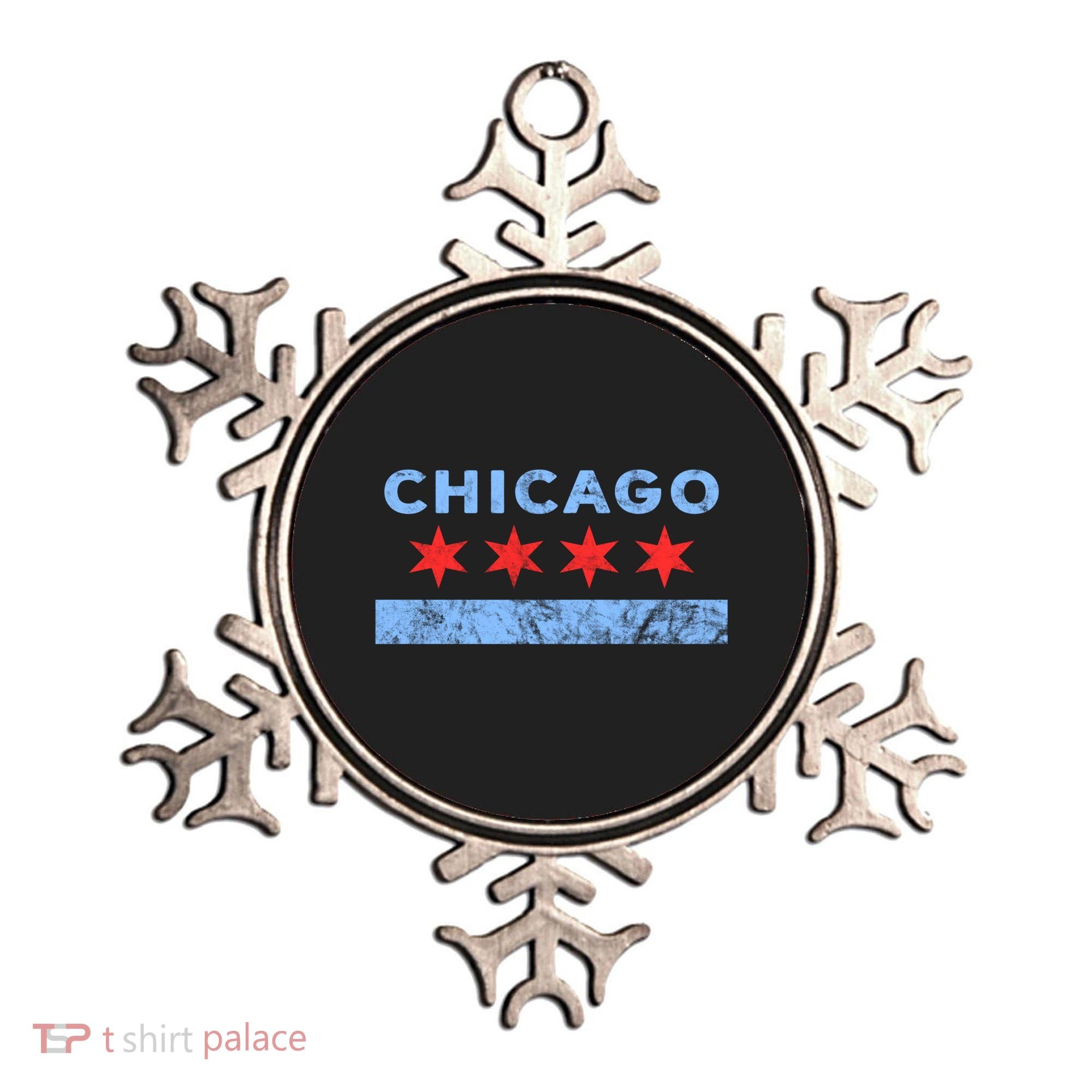 Chicago - Chicago Flag Sweatshirt Sweatshirt Ornament