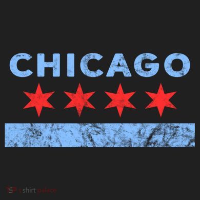 Chicago - Chicago Flag Sweatshirt Sweatshirt Plastic Christmas Ball Ornament