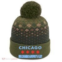 Chicago - Chicago Flag Sweatshirt Sweatshirt The Baniff Cuffed Pom Beanie thumb 0