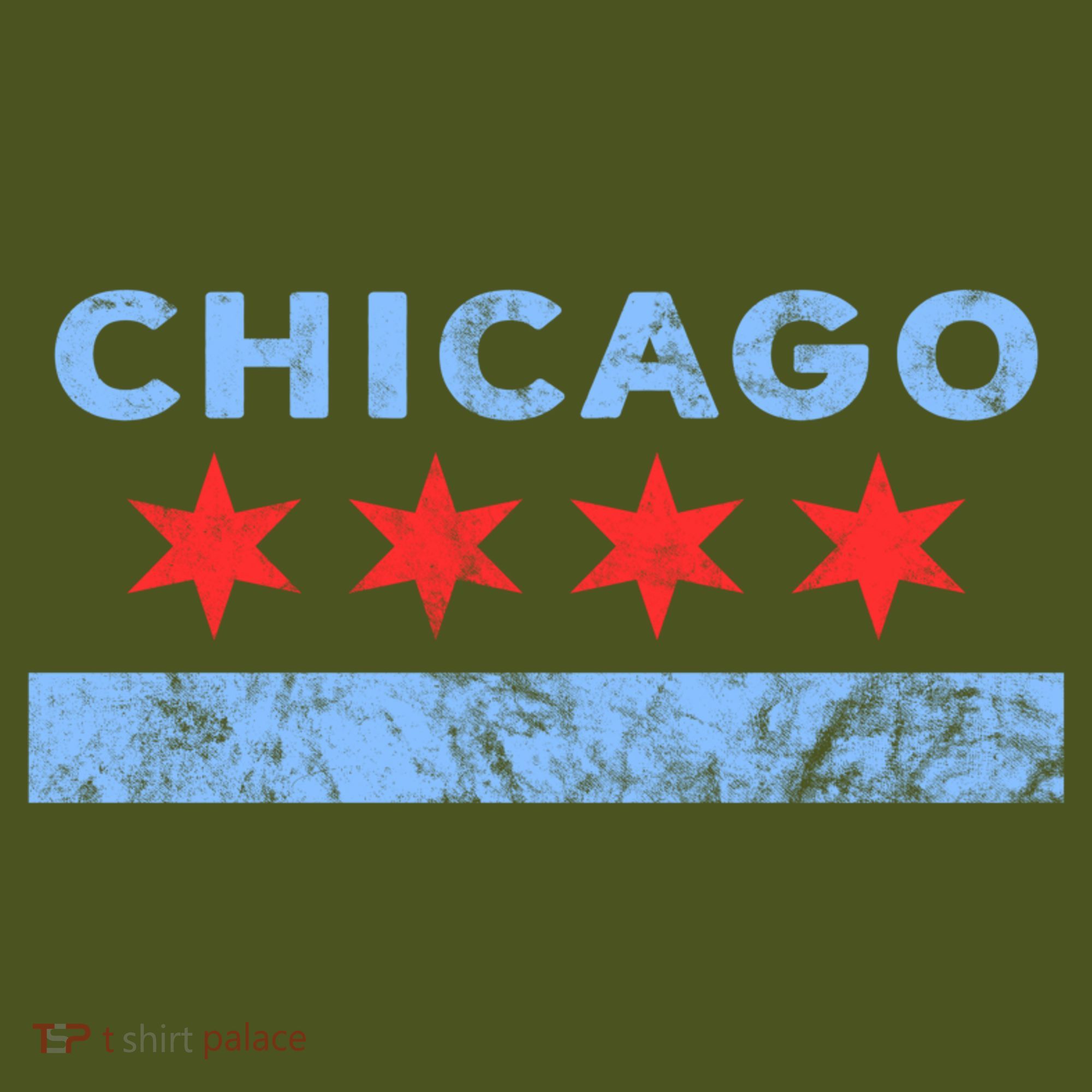 Chicago - Chicago Flag Sweatshirt Sweatshirt The Baniff Cuffed Pom Beanie