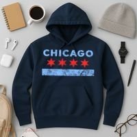 Chicago - Chicago Flag Sweatshirt Sweatshirt Hoodie thumb 3
