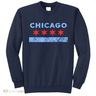 Chicago - Chicago Flag Sweatshirt Sweatshirt Sweatshirt