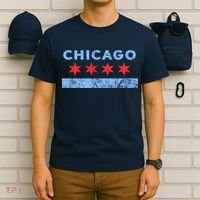 Chicago - Chicago Flag Sweatshirt Sweatshirt T-Shirt thumb 6