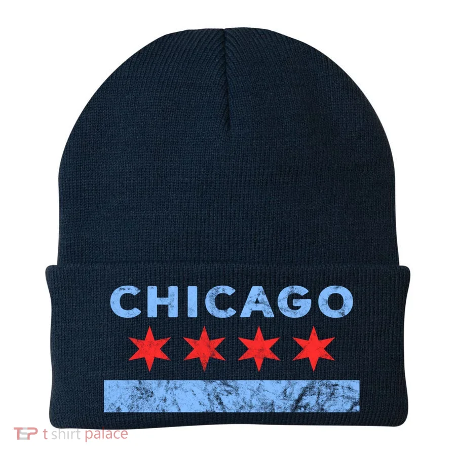 Chicago - Chicago Flag Sweatshirt Sweatshirt Beanie