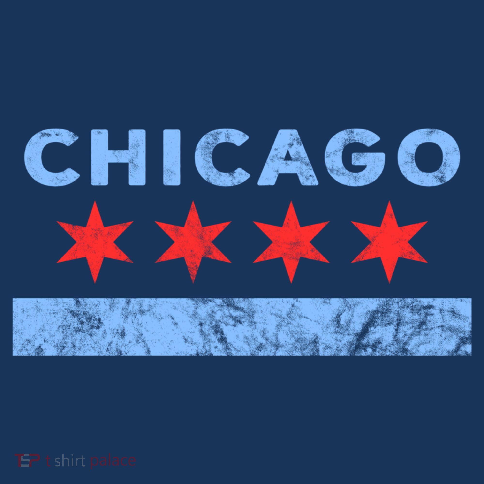 Chicago - Chicago Flag Sweatshirt Sweatshirt Coaster