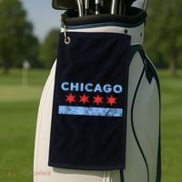 Chicago - Chicago Flag Sweatshirt Sweatshirt Golf Towel thumb 2