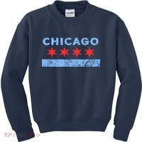 Chicago - Chicago Flag Sweatshirt Sweatshirt Kids Sweatshirt thumb 0