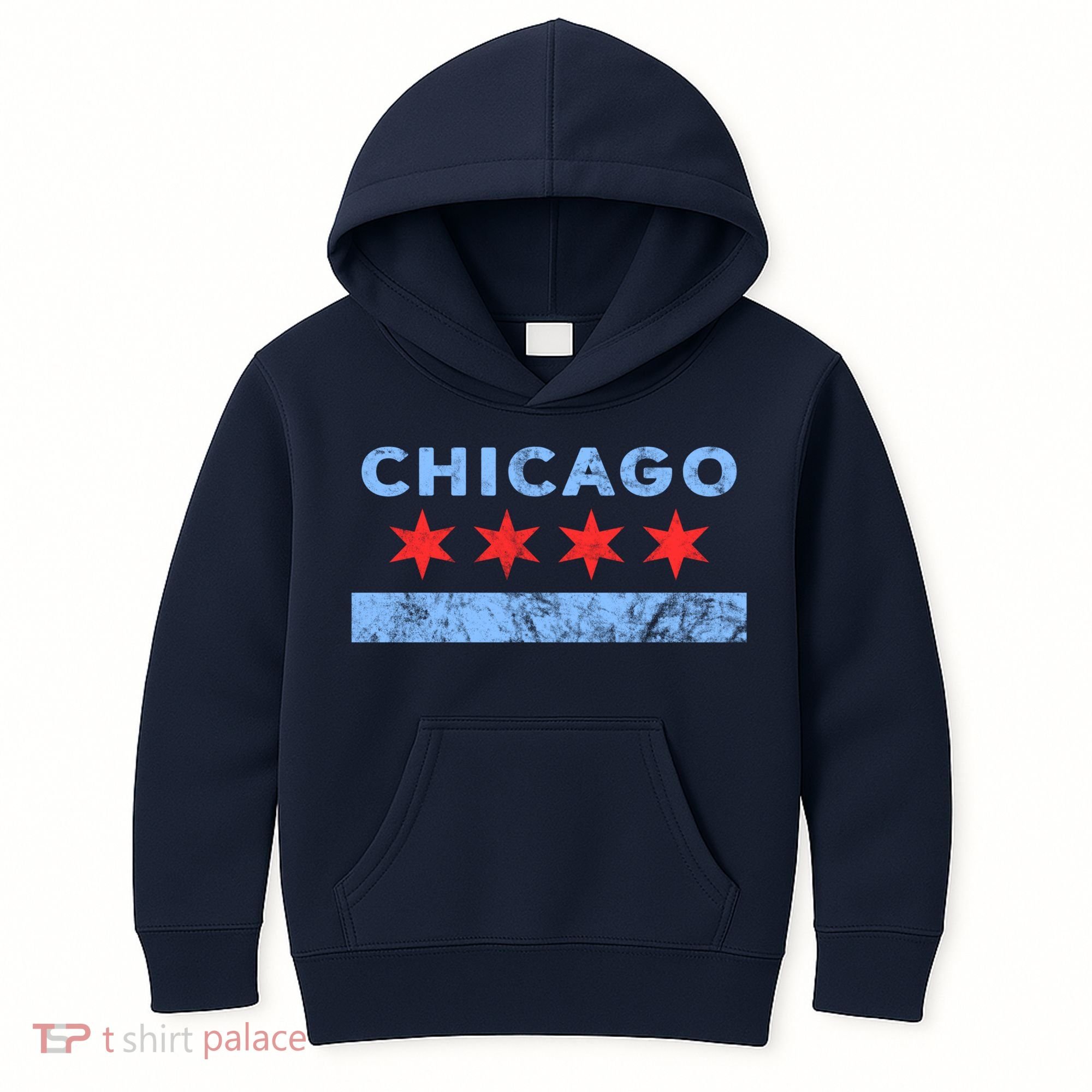 Chicago - Chicago Flag Sweatshirt Sweatshirt Kids Hoodie