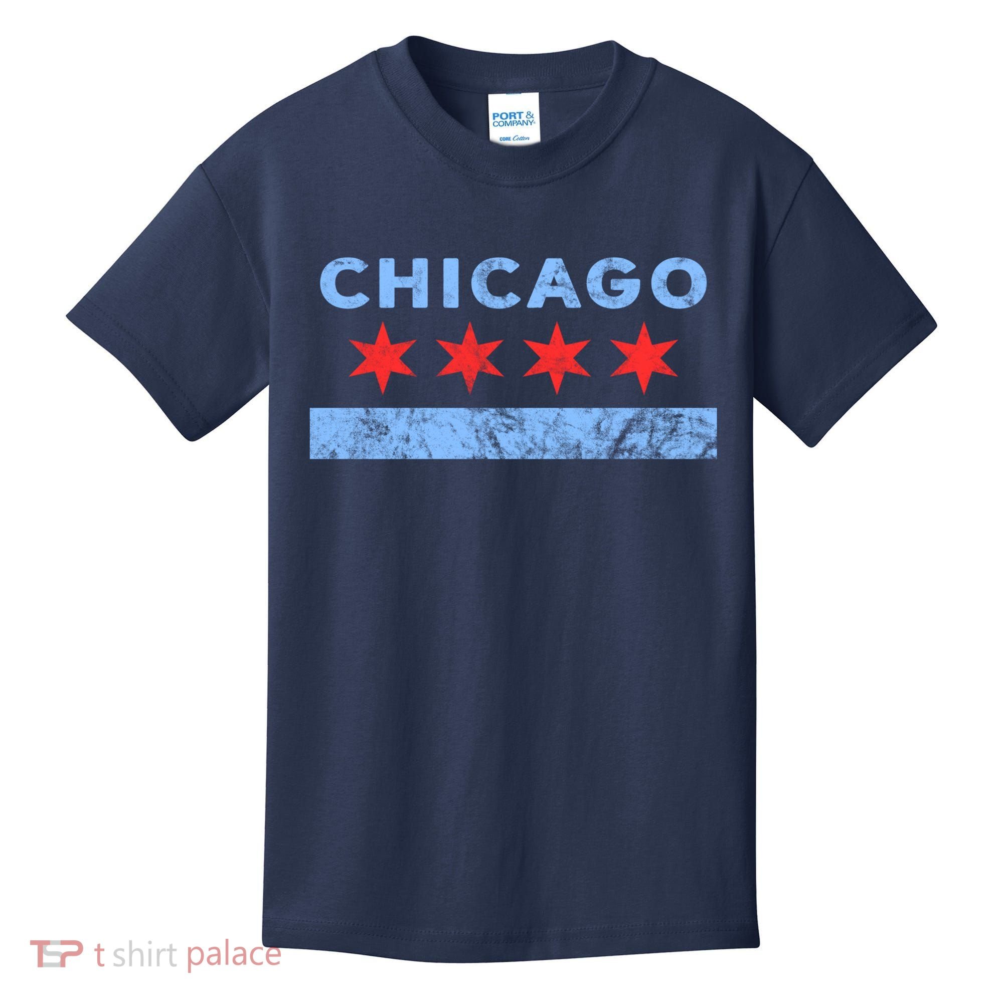 Chicago - Chicago Flag Sweatshirt Sweatshirt Kids T-Shirt