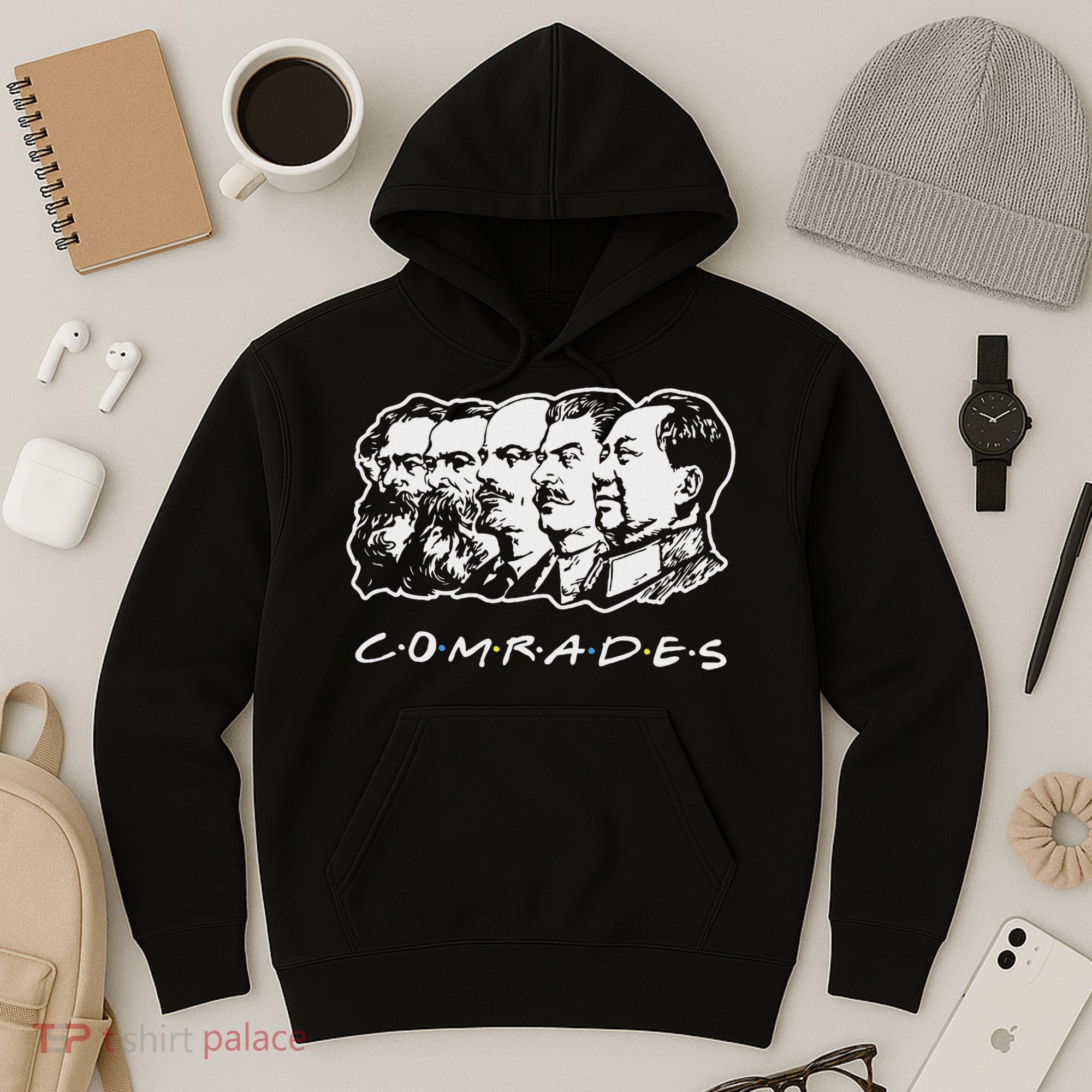 Communist Comrades Friends Communism Party Hoodie