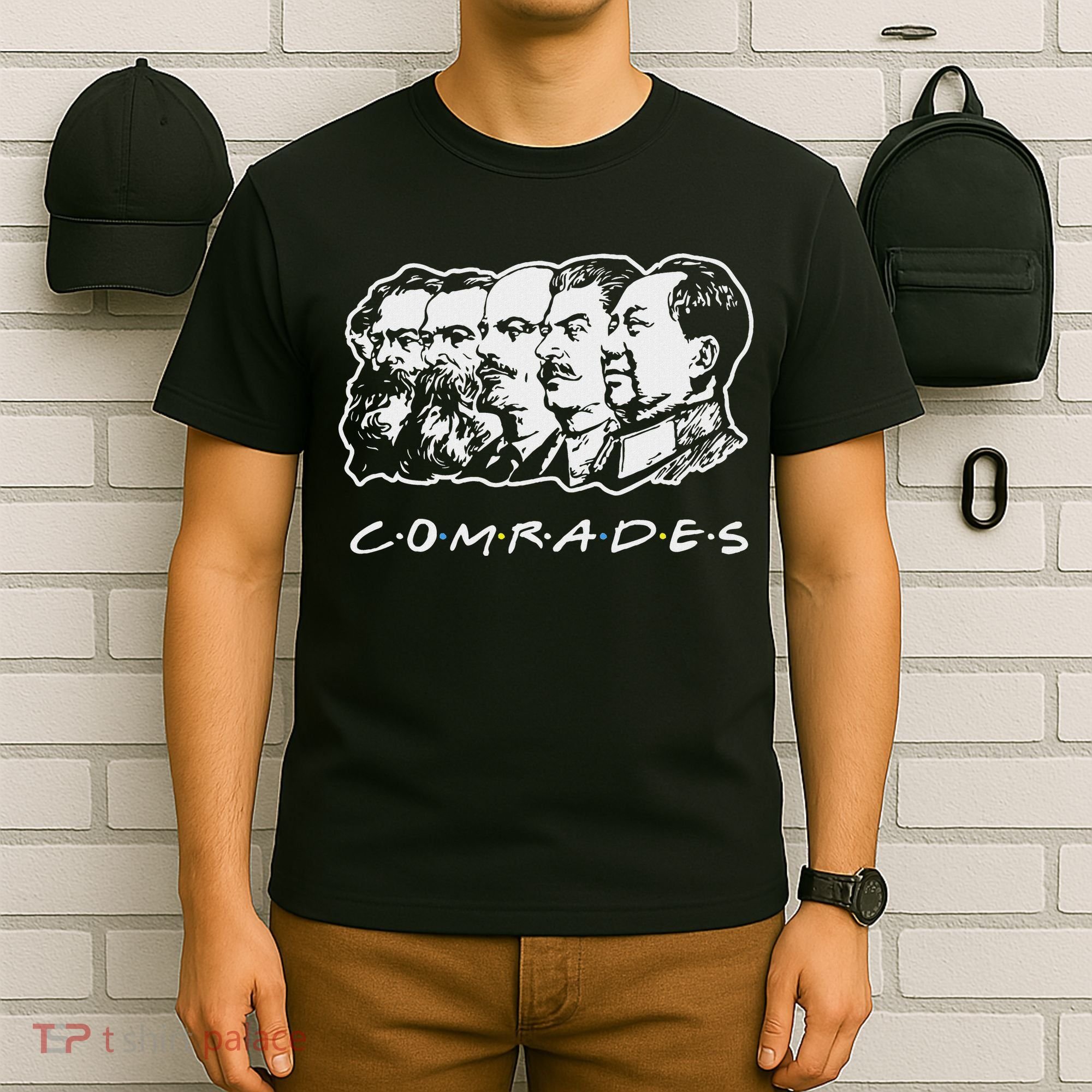 Communist Comrades Friends Communism Party T-Shirt