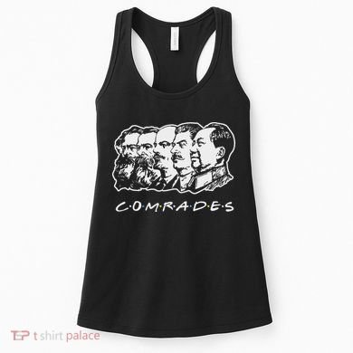 Communist Comrades Friends Communism Party Women's Tank Top