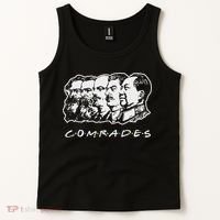 Communist Comrades Friends Communism Party Tank Top thumb 2