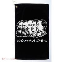 Communist Comrades Friends Communism Party Golf Towel thumb 0