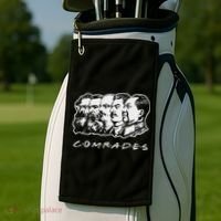 Communist Comrades Friends Communism Party Golf Towel thumb 2