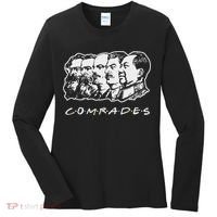 Communist Comrades Friends Communism Party Women's Long Sleeve Shirt thumb 0