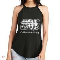 Communist Comrades Friends Communism Party Women's Perfect Tri Rocker Tank thumb 2