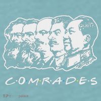 Communist Comrades Friends Communism Party Sueded Cloud Jersey T-Shirt thumb 2
