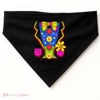 Clown Costume For Funny Funny Halloween Outfit Circus USA-Made Doggie Bandana thumb 0