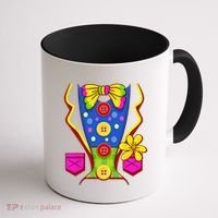 Clown Costume For Funny Funny Halloween Outfit Circus Coffee Mug thumb 1