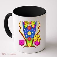 Clown Costume For Funny Funny Halloween Outfit Circus Coffee Mug thumb 0