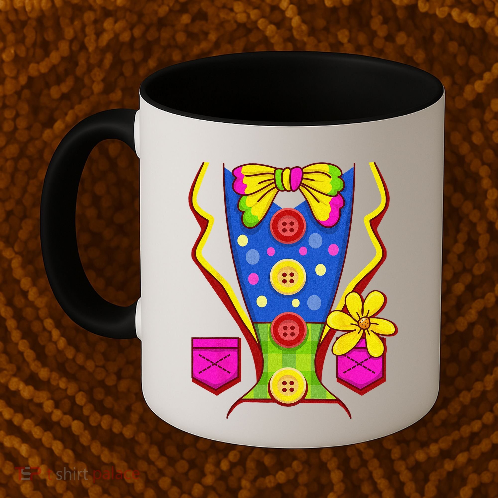 Clown Costume For Funny Funny Halloween Outfit Circus Coffee Mug