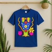 Clown Costume For Funny Funny Halloween Outfit Circus T-Shirt thumb 2