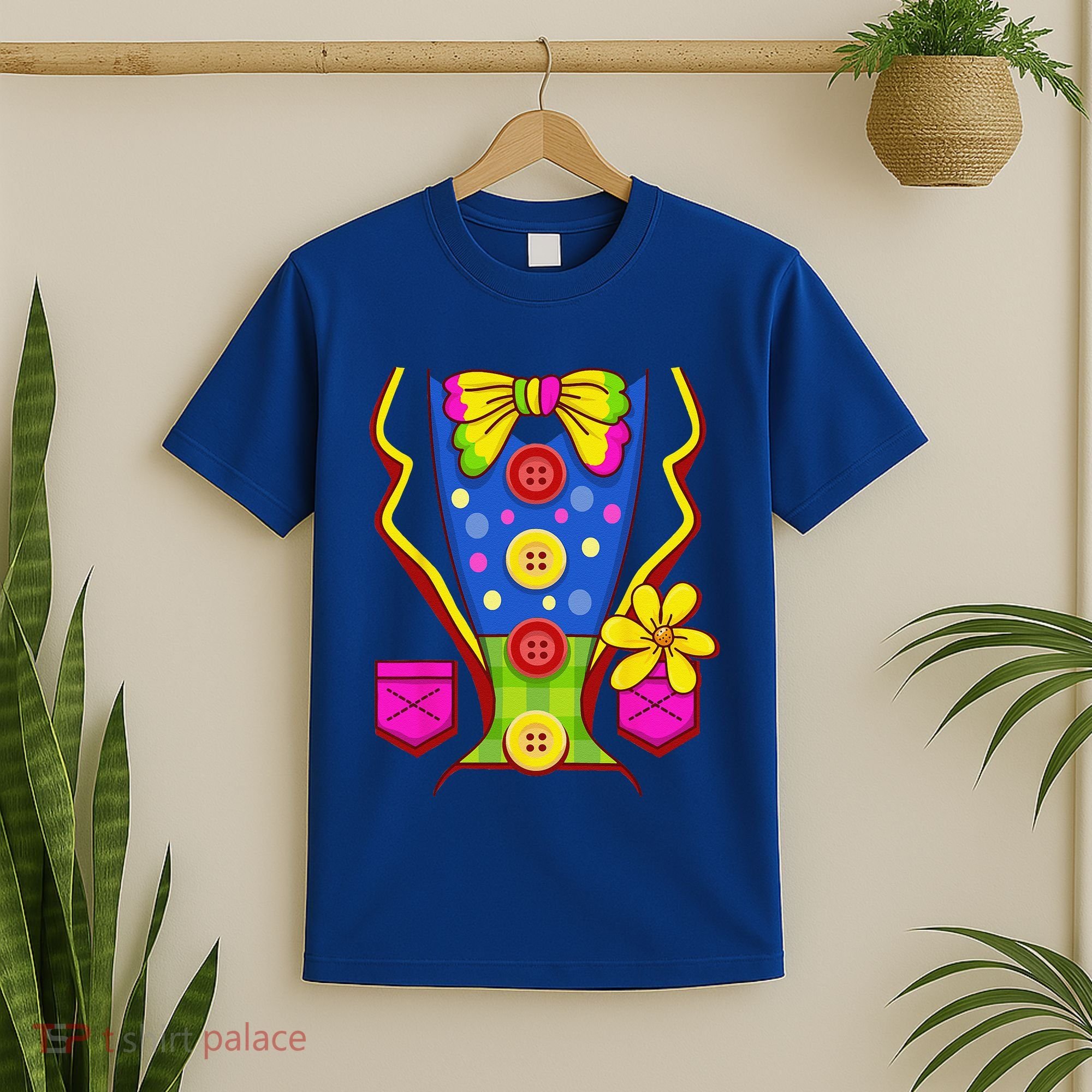 Clown Costume For Funny Funny Halloween Outfit Circus T-Shirt
