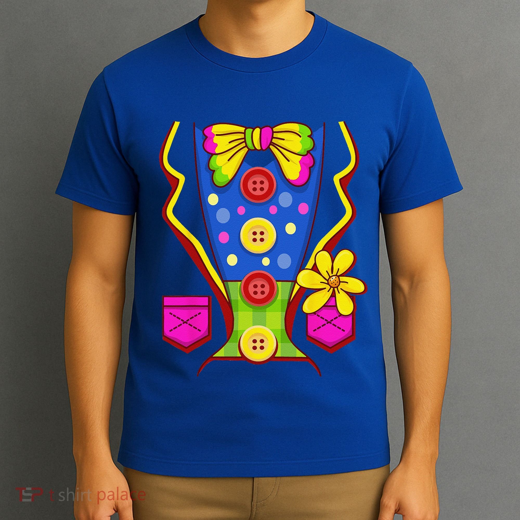 Clown Costume For Funny Funny Halloween Outfit Circus T-Shirt