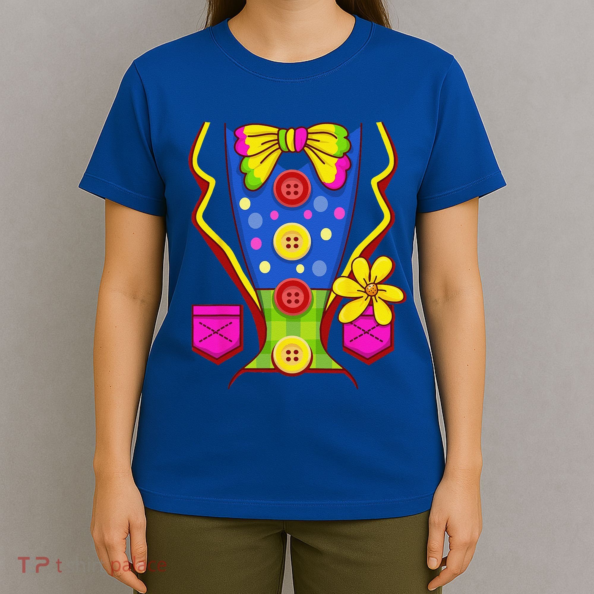 Clown Costume For Funny Funny Halloween Outfit Circus T-Shirt