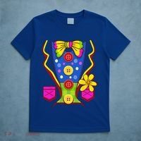 Clown Costume For Funny Funny Halloween Outfit Circus T-Shirt thumb 5