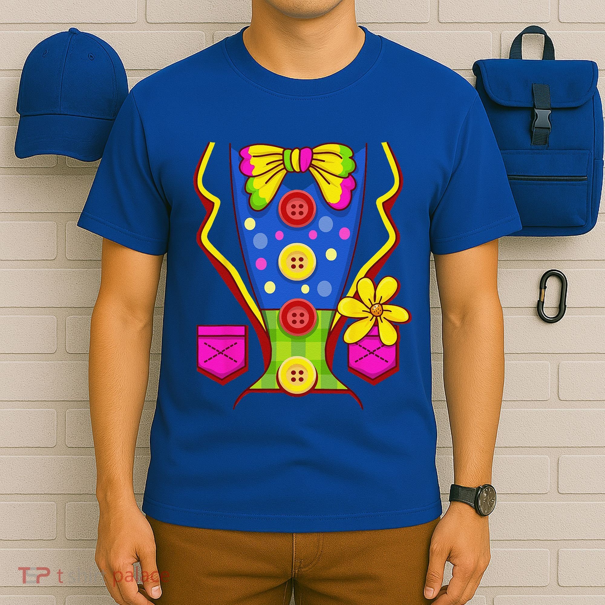 Clown Costume For Funny Funny Halloween Outfit Circus T-Shirt