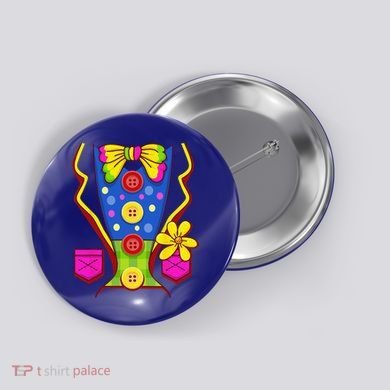 Clown Costume For Funny Funny Halloween Outfit Circus Button