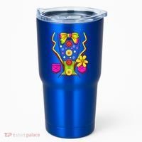 Clown Costume For Funny Funny Halloween Outfit Circus Tumbler thumb 0