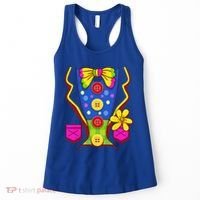 Clown Costume For Funny Funny Halloween Outfit Circus Women's Tank Top thumb 0