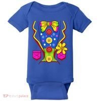 Clown Costume For Funny Funny Halloween Outfit Circus Baby Bodysuit thumb 0