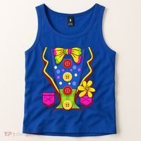 Clown Costume For Funny Funny Halloween Outfit Circus Tank Top thumb 2
