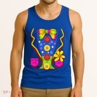 Clown Costume For Funny Funny Halloween Outfit Circus Tank Top thumb 3