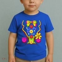 Clown Costume For Funny Funny Halloween Outfit Circus Toddler T-Shirt thumb 2