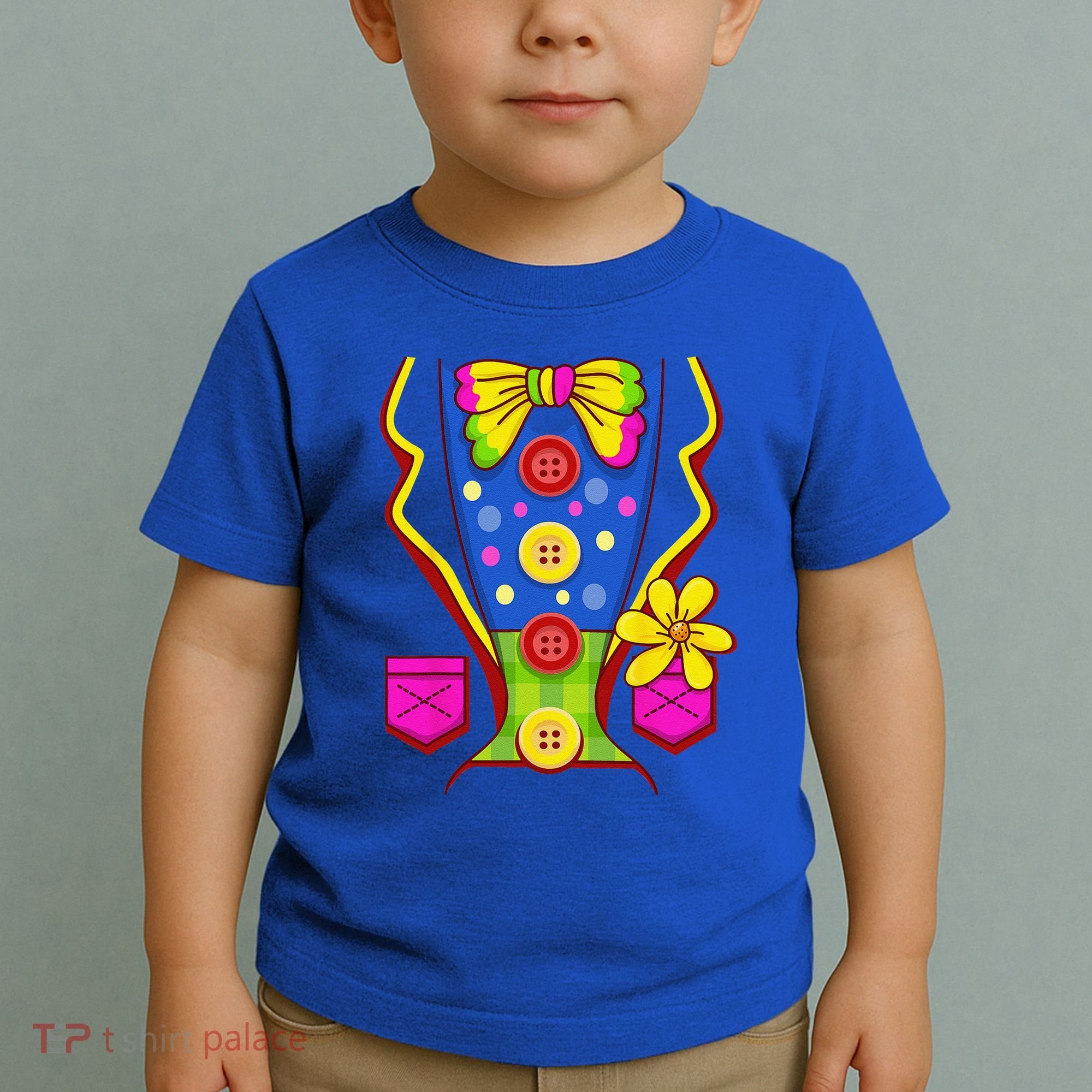 Clown Costume For Funny Funny Halloween Outfit Circus Toddler T-Shirt